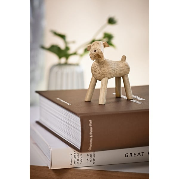 Bojesen Denmark Tim dekorációs figura tömör tölgyfából - Kay-image-3