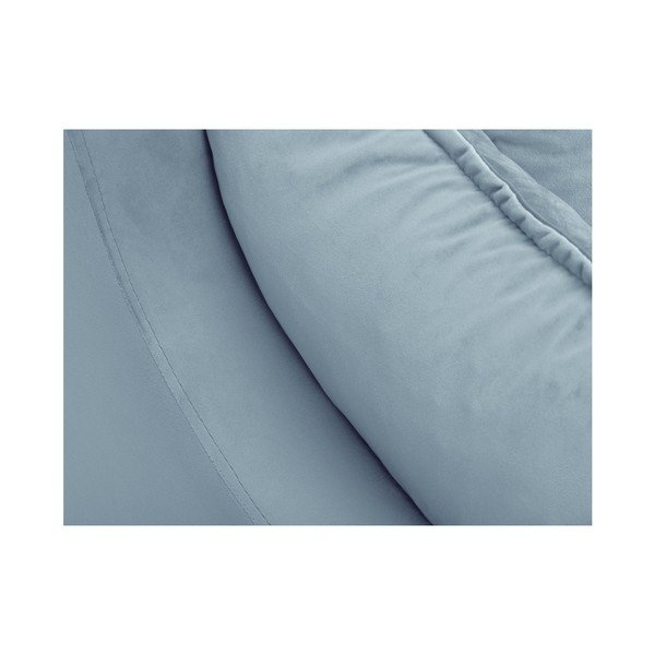 Freesia világoskék bársony kanapé, 150 cm - Mazzini Sofas-image-4
