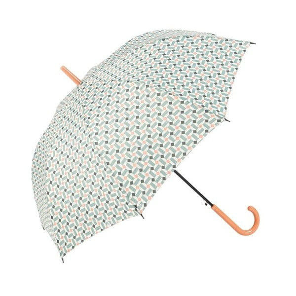 Print esernyő zöld részletekkel, ⌀ 97 cm
