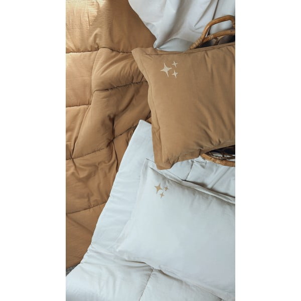 Fehér babaágynemű szett Stars – Malomi Kids-image-3