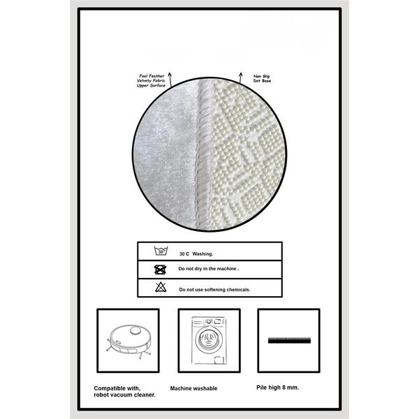 Fekete-bézs fürdőszobai kilépő szett 2 db-os 60x100 cm Oweld – Foutastic-image-3