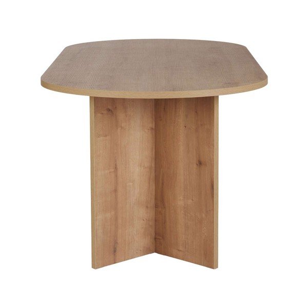 Étkezőasztal tölgyfa dekorral 90x200 cm Sabella – Kalune Design-image-4