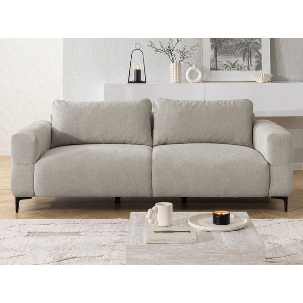 Bézs kanapé 217 cm Helio – Ropez-image-1