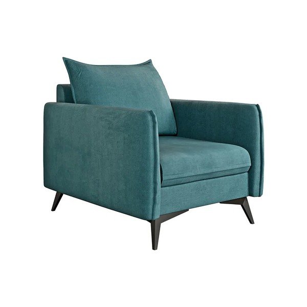 Petróleumkék fotel Juli Bis – Ropez