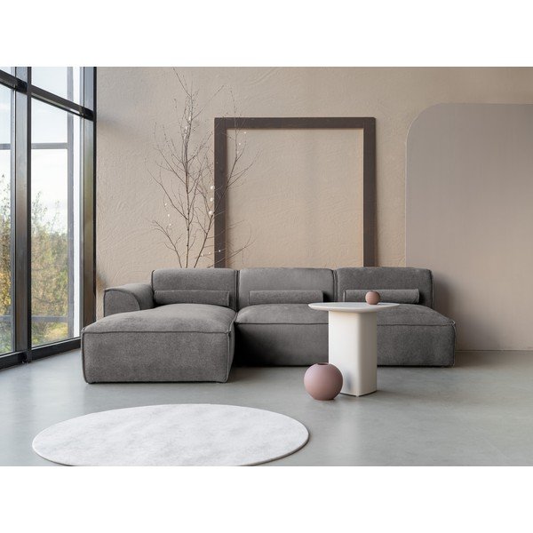 Világosszürke sarokkanapé (bal oldali) Flex Felix – Miuform-image-1