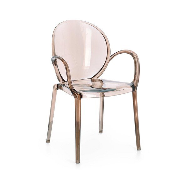 Világosbarna műanyag kerti szék Camilla – Bizzotto