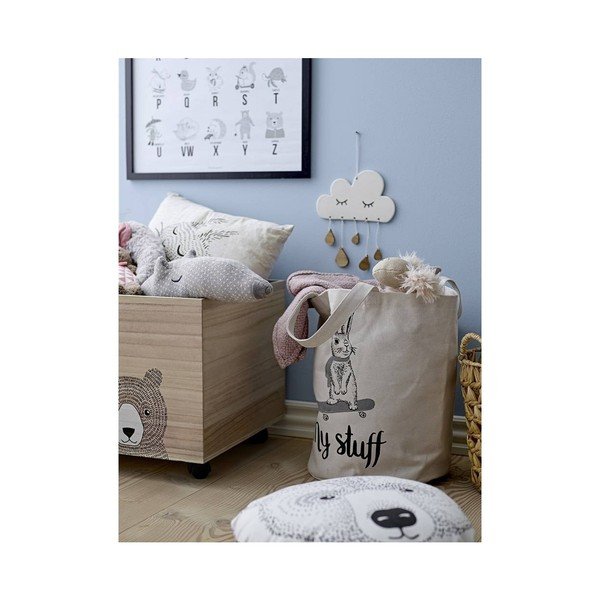 Kesa gurulós fa játéktároló - Bloomingville-image-2