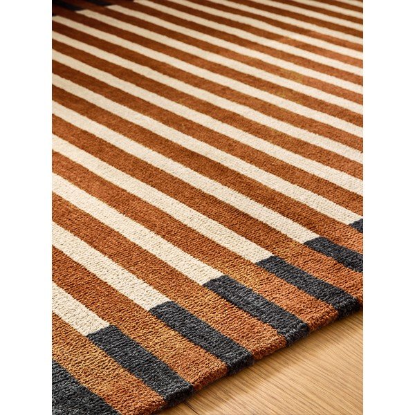 Narancssárga szőnyeg újrahasznosított szálakból 120x170 cm Lois – MADE-image-3