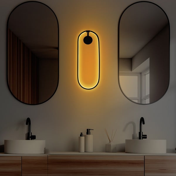 Fekete LED fali lámpa Can – Opviq lights-image-2