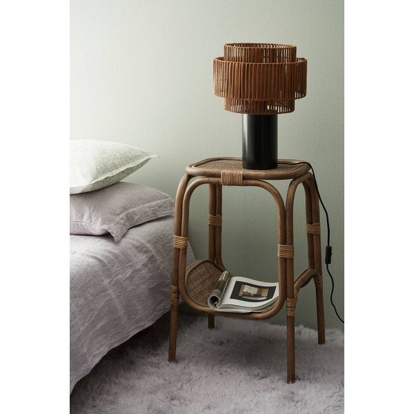 Rattan kerek tárolóasztal ø 41 cm Magnolia – Ellos Home-image-1