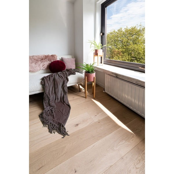 Flanelo sötétbarna pléd, 170 x 130 cm - Tiseco Home Studio-image-2