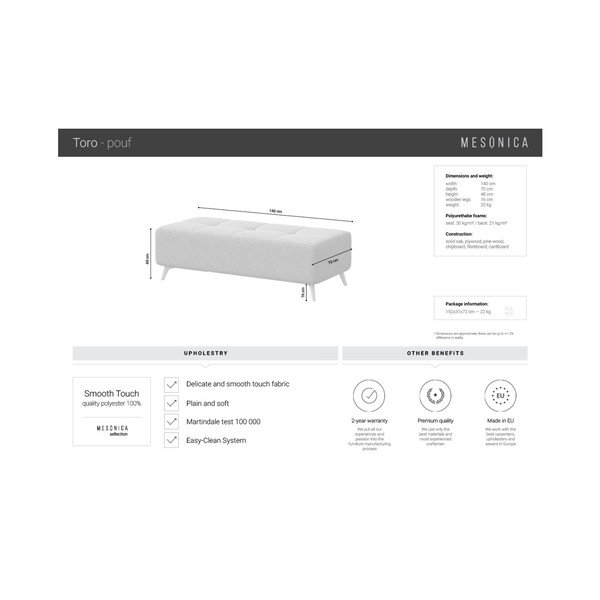 Toro türkizkék lábtartó - MESONICA-image-3