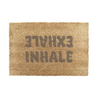 Kókuszrost lábtörlő 60x90 cm Inhale Exhale – Artsy Doormats