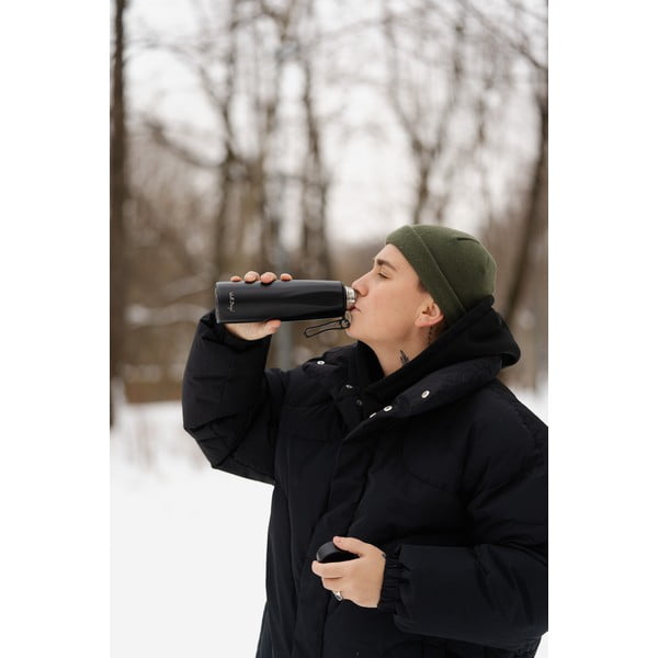 Fekete termosz 500 ml Fuori – Vialli Design-image-4