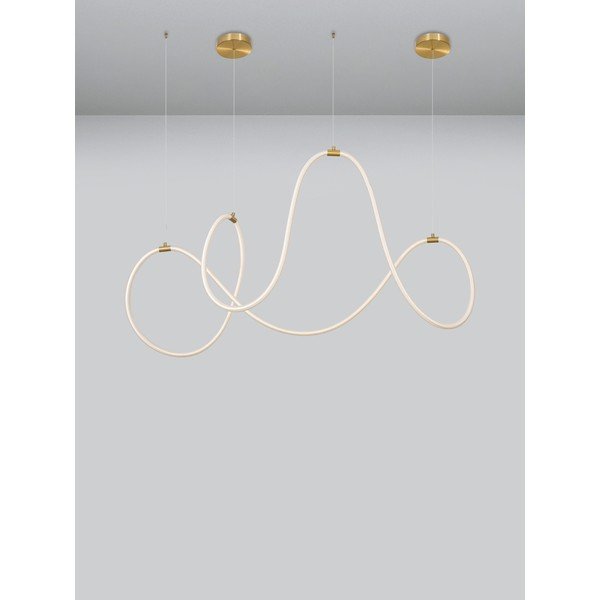Aranyszínű acél LED dimmelhető függőlámpa Cerelia – Nova Luce-image-4