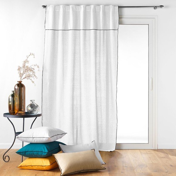 Fehér függöny 140x240 cm Mistraline – douceur d'intérieur-image-3