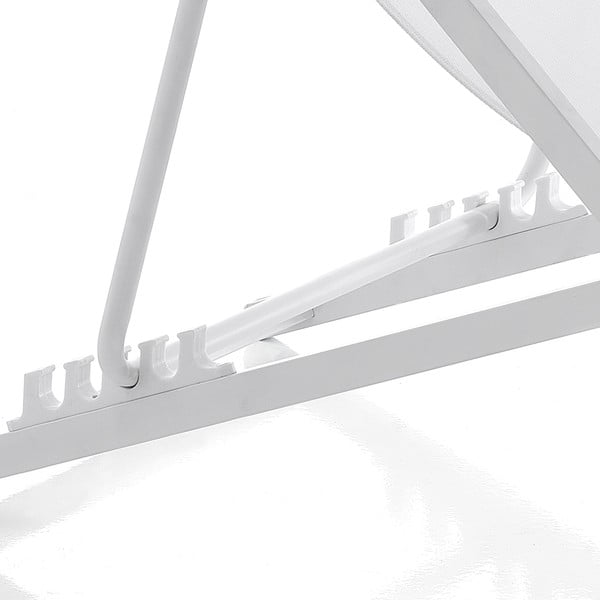 Fehér fém összecsukható kerti napozóágy Milos – Tomasucci-image-3