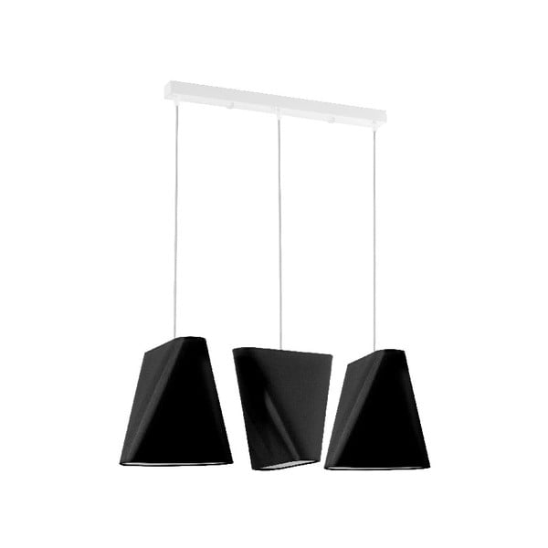 Fekete függőlámpa 82x28 cm Velo - Nice Lamps