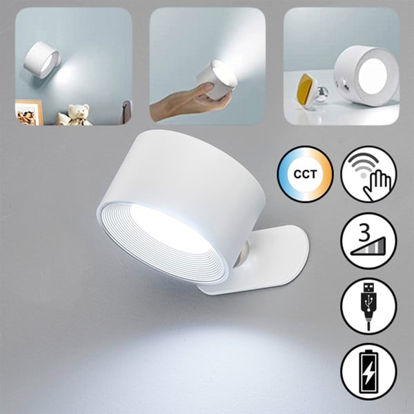 Fehér LED fali lámpa Magnetics – Fischer & Honsel-image-2