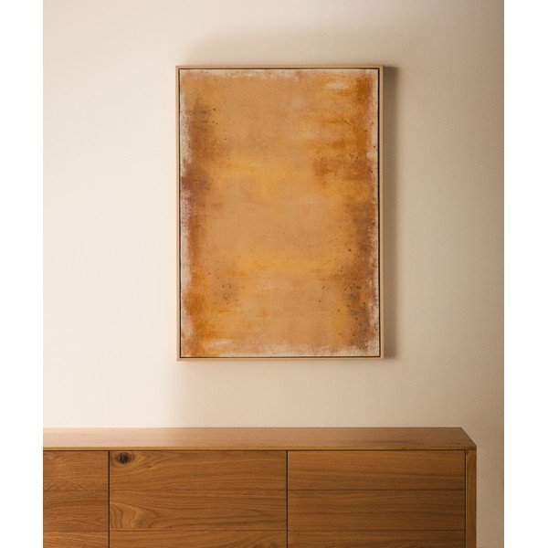 Kézzel festett keretezett-vászon kép 60x90 cm Selnar – Kave Home-image-3