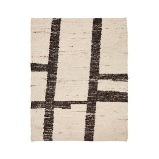 Krémszínű kétoldalas gyapjú szőnyeg 160x230 cm Hadin – Kave Home