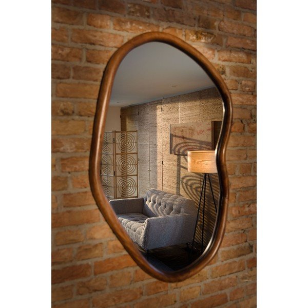 Fali tükör tömörfa kerettel 73x100 cm Ashley – Dutchbone-image-1