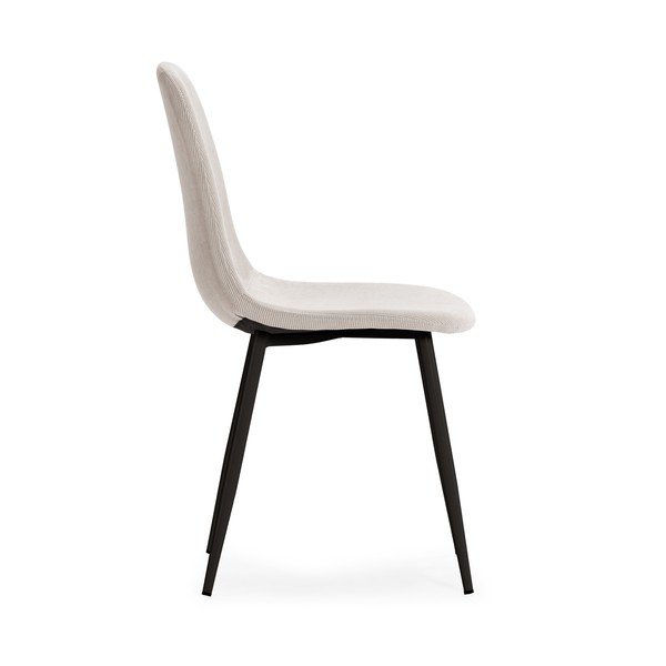 Krémszínű kárpitozott étkezőszék szett 4 db-os Minka – Marckeric-image-4