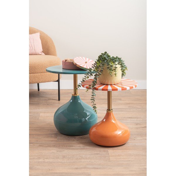 Fém kerek tárolóasztal ø 46 cm Kensi – Leitmotiv-image-2