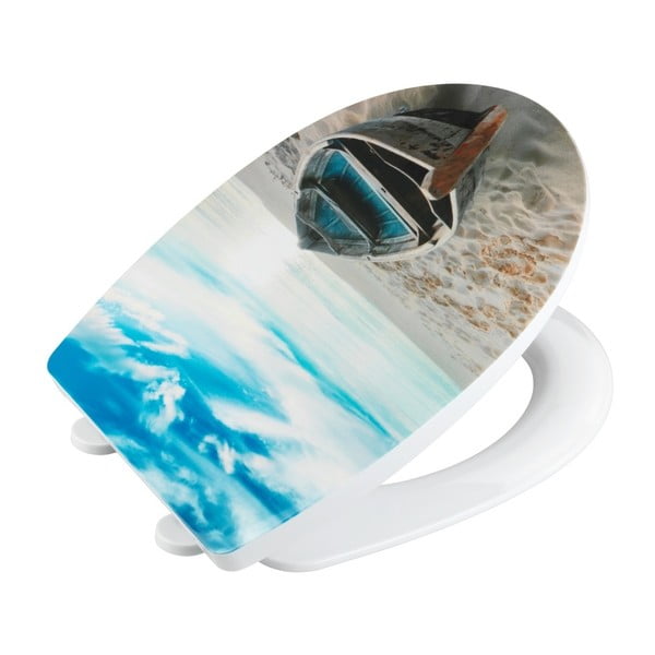 WC-ülőke automatikus záródással 36,5 x 45 cm Boat – Wenko-image-1