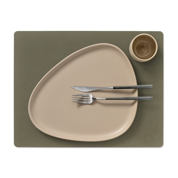 Öko bőr tányéralátét 35x45 cm Square L Nupo – LIND DNA-image-2