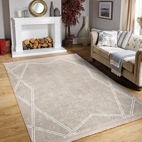 Bézs szőnyeg 120x180 cm – Mila Home-image-1