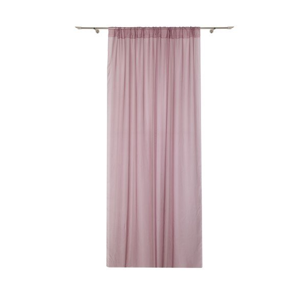 Rózsaszín átlátszó függöny 140x245 cm Voile – Mendola Fabrics-image-2