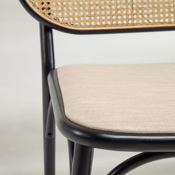 Doriane fekete fotel - Kave Home-image-4