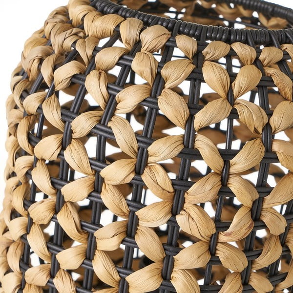 Fekete-natúr színű asztali lámpa (magasság 30 cm) – Casa Selección-image-3