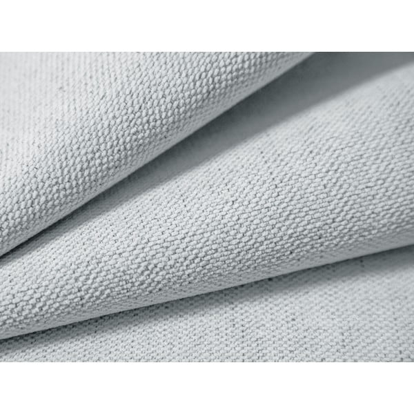 Világosszürke kárpitozott ágyneműtartós franciaágy ágyráccsal 140x200 cm Campi – Cosmopolitan Design-image-3