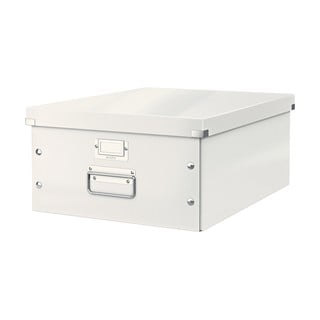 Universal fehér tárolódoboz, hossz 48 cm Click&Store - Leitz