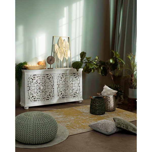 Fém fali dekoráció 52,5x95 cm Adhira – Bizzotto-image-1