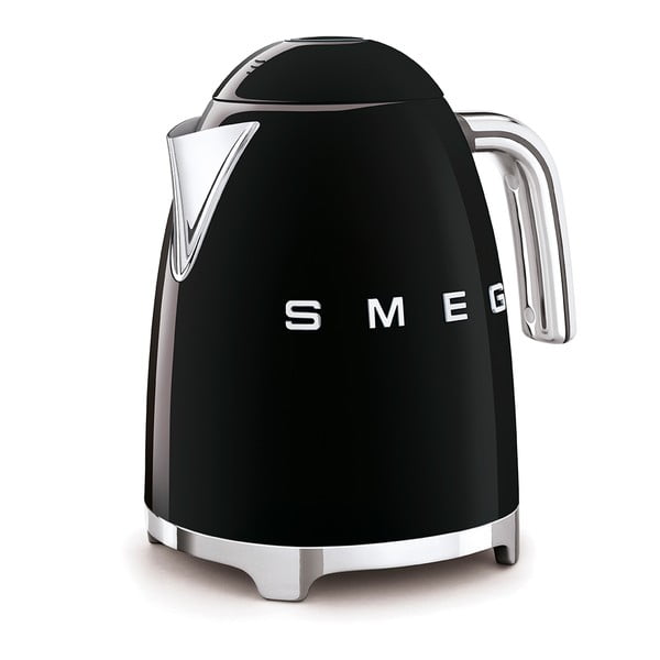 Fekete rozsdamentes acél vízforraló 1,7 l Retro Style – SMEG-image-1