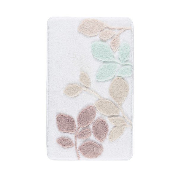 Confetti Bathmats Babilon fehér fürdőszobai szőnyeg, 60 x 100 cm-image-1