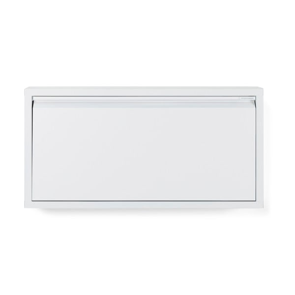 Fehér fém billenő ajtós cipőtartó 75x37,5x12,5 cm Billy – Spinder Design-image-3