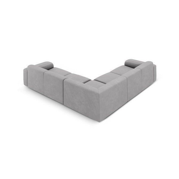 Világosszürke sarokkanapé (variálható-L alakú) Molino – Micadoni Home-image-2