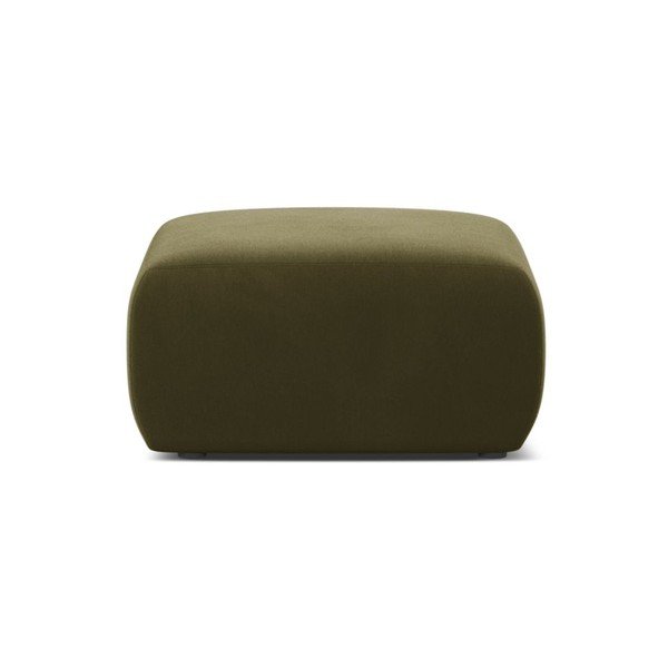 Khaki bársony puff Molino – Micadoni -image-1