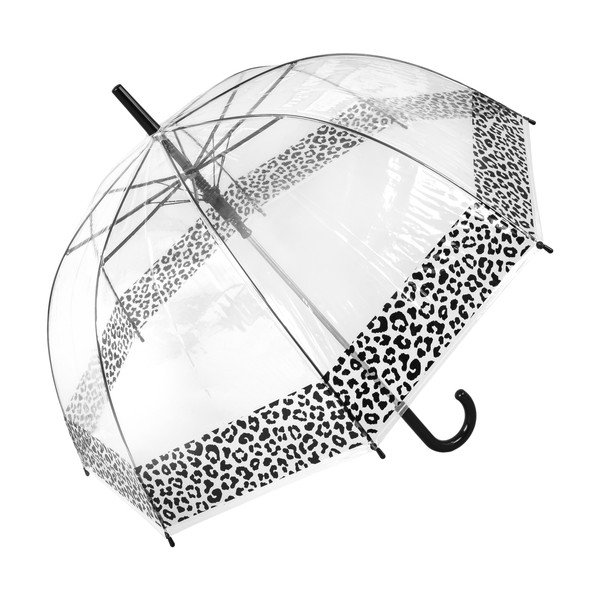 Leopard átlátszó szélálló botesernyő, ⌀ 85 cm - Ambiance
