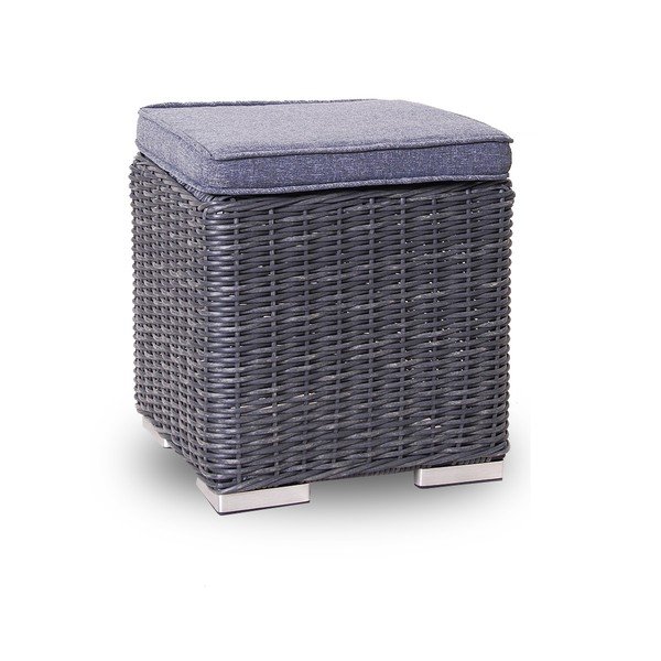 Szürke kerti kilencszemélyes műrattan bútorszett Montreal - Rojaplast-image-2