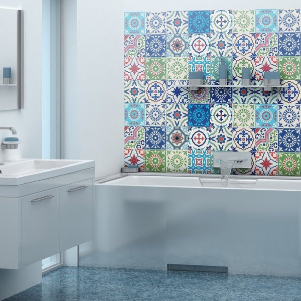 Azulejos Salsa 30 részes matrica szett, 50 x 60 cm - Ambiance-image-1
