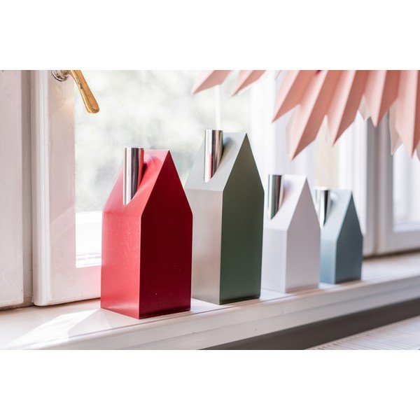 Fa-fém gyertyatartó készlet 4 db-os – Remember-image-2