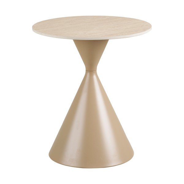 Kerek tárolóasztal kerámia asztallappal ø 50 cm Annecy – House Nordic-image-2