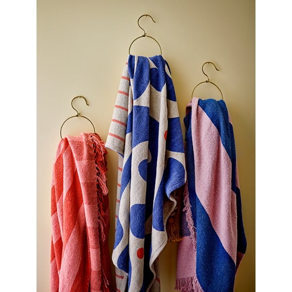 Kék-rózsaszín takaró 130x160 cm Cadeo – Bloomingville-image-3