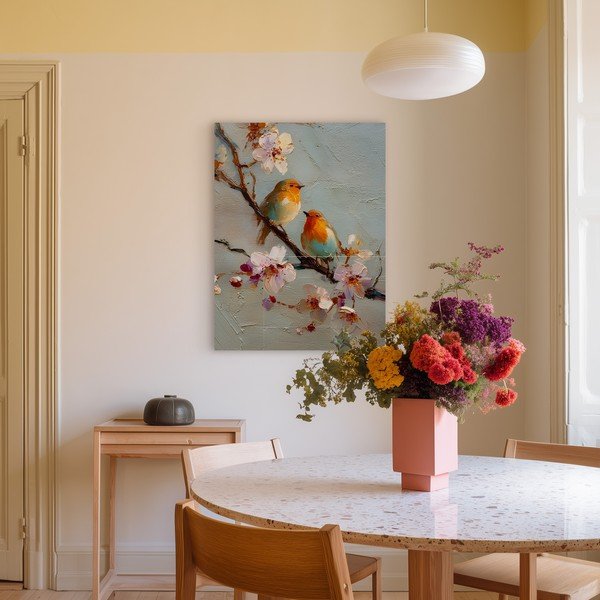 Nyomtatott keretezett kép 60x80 cm Robins – Styler-image-2
