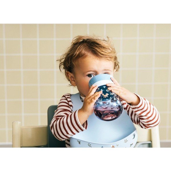 Világoszöld műanyag gyerek bögre 300 ml Little Farm – Mepal-image-1